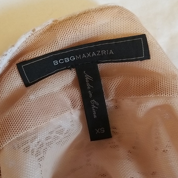 Long Sleeve Peplum White Lace Top - Picture 2 of 3